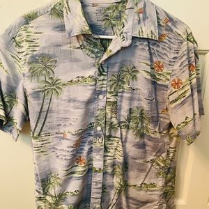 Men’s J Crew chambray Hawaiian style shirt
